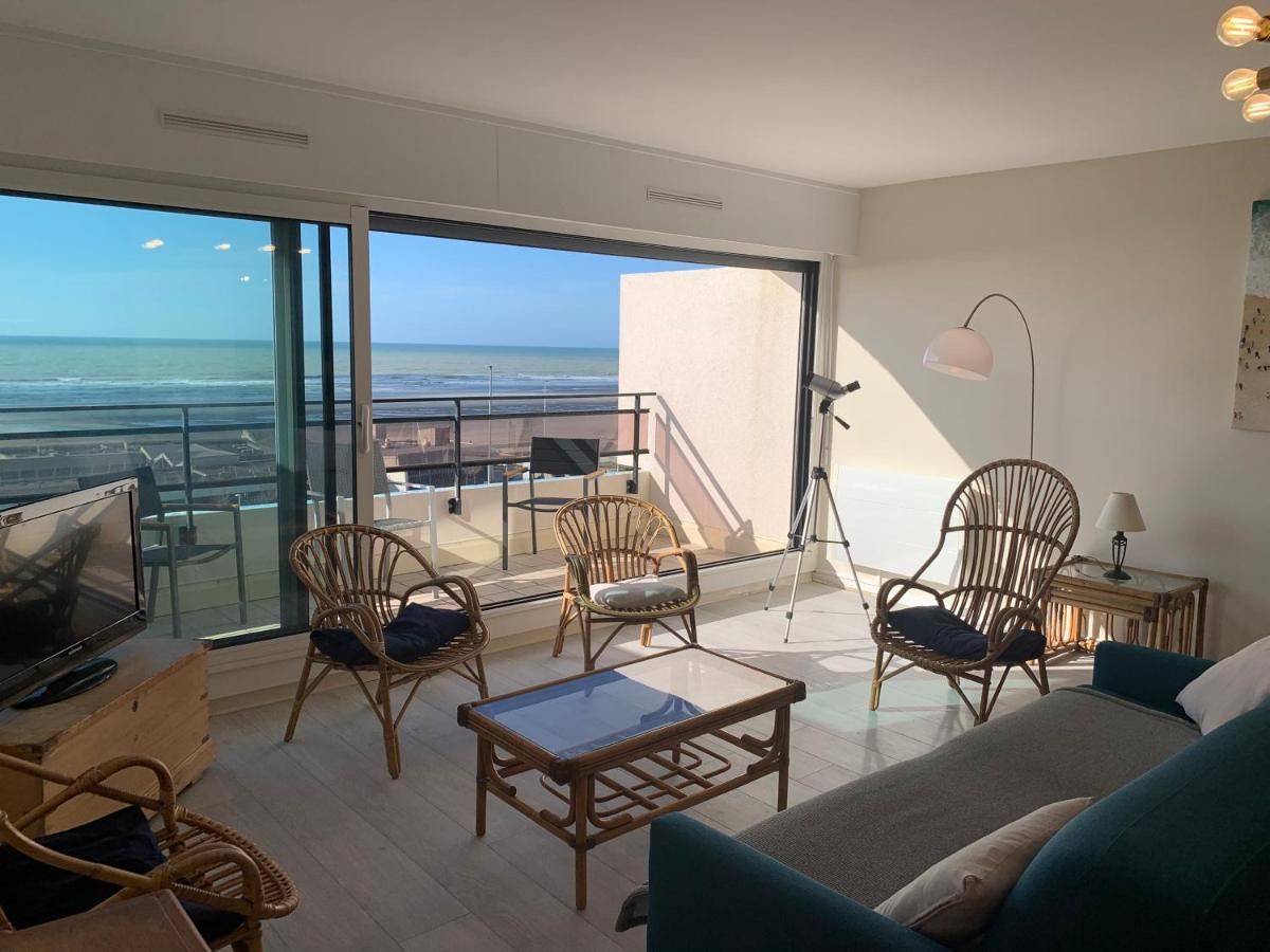 Le Touquet Appt Traversant Vu Mer Et Dunes Avec Garage מראה חיצוני תמונה